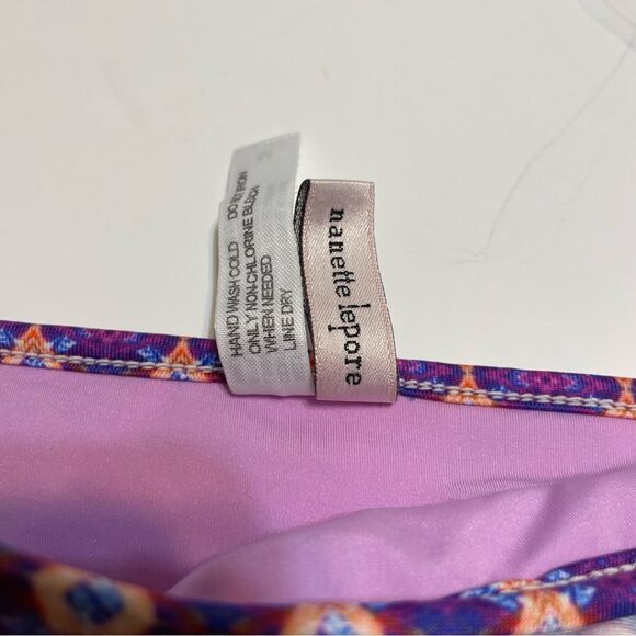 Nannette Lepore Bollywood Stargazer Halter Top, Swim Bikini Halter 2 Piece - Picture 12 of 14